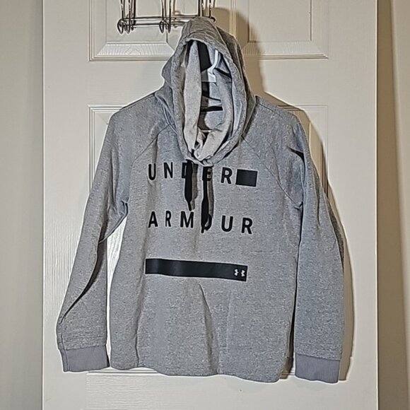 Under Armour Loose Fit Running Hooded Sweatshirt Size S - Picture 2 of 6